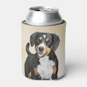 Porta-lata Pintura de Cachorro de Montanha Entlebucher - Arte
