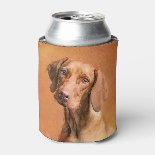 Porta-lata Pintura de Cachorro em Vizsla Húngara (Can Front)