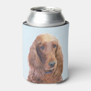 Porta-lata Pintura de Cachorro Irlandês - Arte de Cachorro O