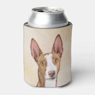 Porta-lata Pintura de Cão Ibizan - Arte Cão Original Bonita