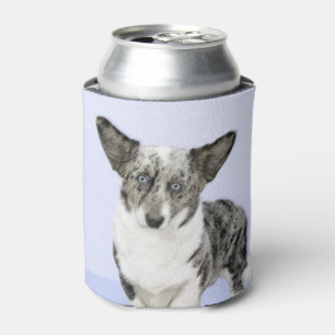 Porta-lata Pintura de Cardigan Welsh Corgi - Arte Original pa