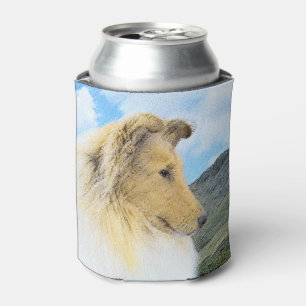 Porta-lata Pintura de Collie em Montanhas (Rough) - Arte Cani