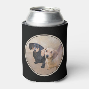 Porta-lata Pintura de Dachshund (Suave) - Arte Original de C