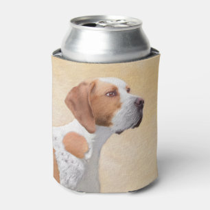 Porta-lata Pintura de Ponteiro - Arte de Cão Original Bonita