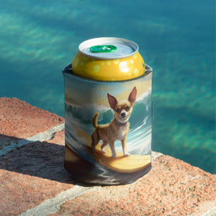 Porta-lata Pintura de Surf no Beach de Chihuahua