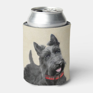 Porta-lata Pintura de Terrier escocês - Arte de cão origina