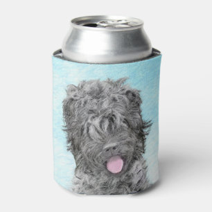 Porta-lata Pintura de Terrier russo preto - Cachorro original
