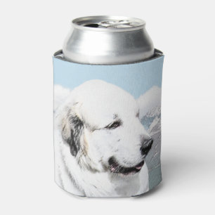 Porta-lata Pintura dos Pirenéus Excelentes - Arte de Cão Or