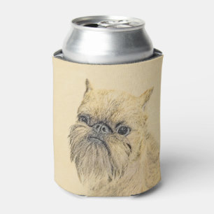 Porta-lata Pintura em Bruxelas Griffon - Arte Cachorra Origin