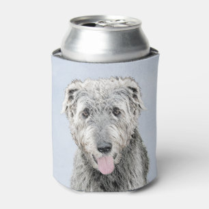 Porta-lata Pintura em Wolfhound Irlandês - Arte Cão Origina