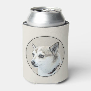 Porta-lata Pintura Norueguesa De Lundehund - Arte Original De