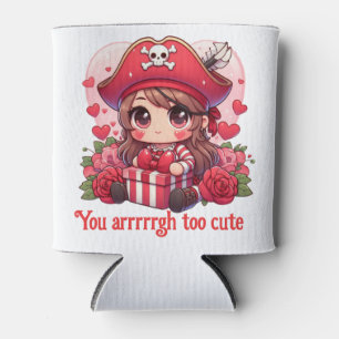 Porta-lata Pirata de Dia de os namorados