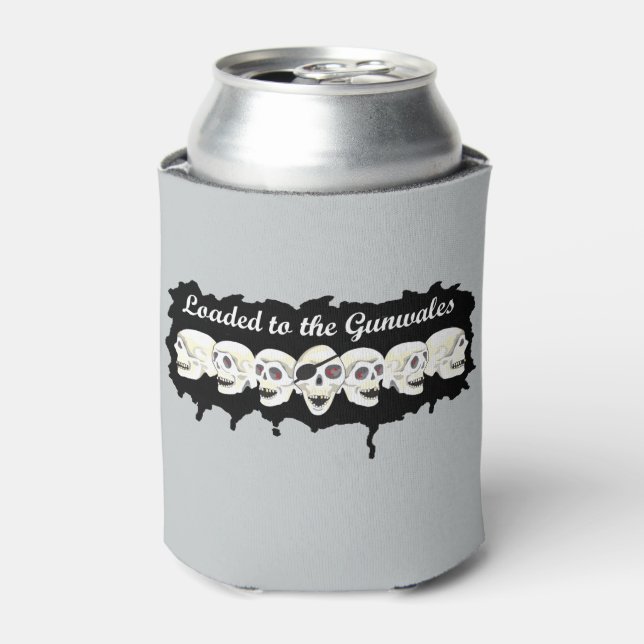 Porta-lata Piratas Carregadas O Pirata Engraçado Pode Resfria (Can Front)