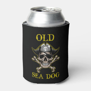 PORTA-LATA PIRATAS DE CÃO DO MAR ANTIGO CARRIBBEAN PODEM ARRE