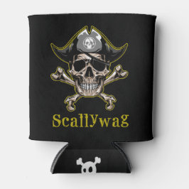 Porta-lata PIRATE SKULL Crossbones