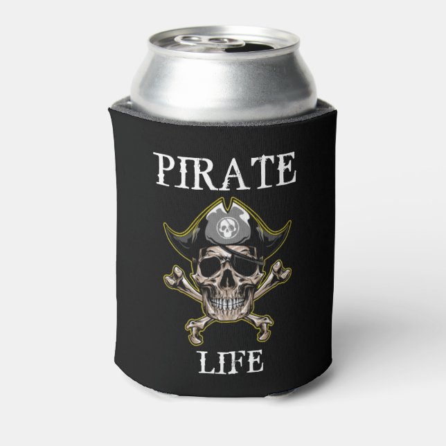 PORTA-LATA PIRATE SKULL LIFE (Can Back)