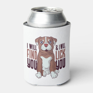 Porta-lata Pit Bull, Terrier Puppy Dog