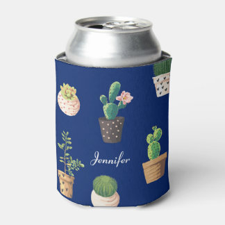 Porta-lata Planta De Suculência Cactus Personalizada Pode Res