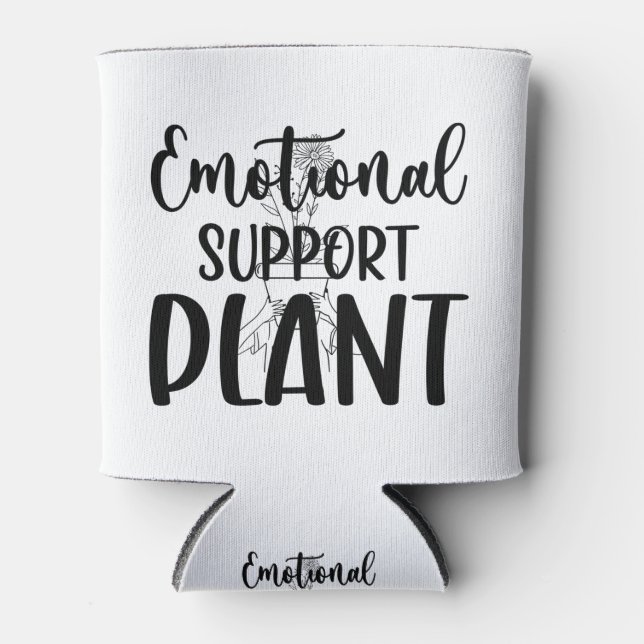 Porta-lata Planta de suporte emocional pode resfriar (Frente)