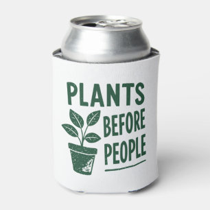 Porta-lata Plantas Engraçadas Antes das Pessoas Arte de Carim