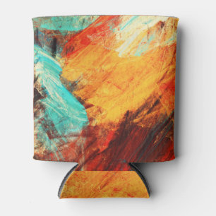 Porta-lata Plasmas artísticas, textura de abstrato.