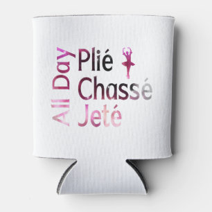 Porta-lata Plie, Chasse, Jete o Dia Todo ~ Design de Ballet