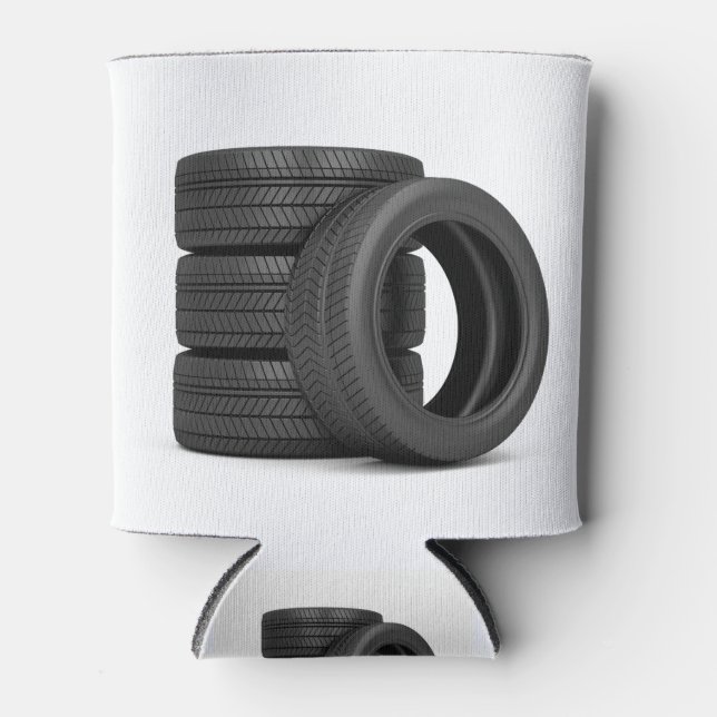 Porta-lata Pneus para automóveis (Frente)