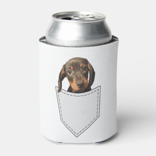 Porta-lata Pocket Dog Dachshund (Can Front)