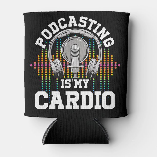 Porta-lata Podcast Content Creators Radio Show Podcasting (Frente)