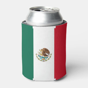 Porta-lata Pode o refrigerador com a bandeira de México