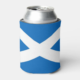 Porta-lata Pode o refrigerador com bandeira de Scotland,