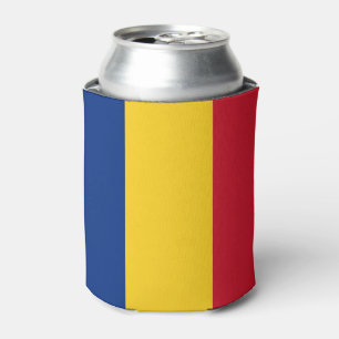 Porta-lata Pode refrigerar com bandeira da Romênia
