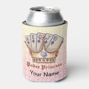 Porta-lata Poker Princess Can Cooler