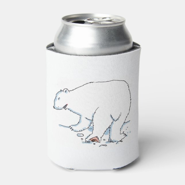 Porta-lata Polar Bear can cooler (Can Front)