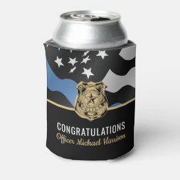 Porta-lata Polícia da Academia de Polícia