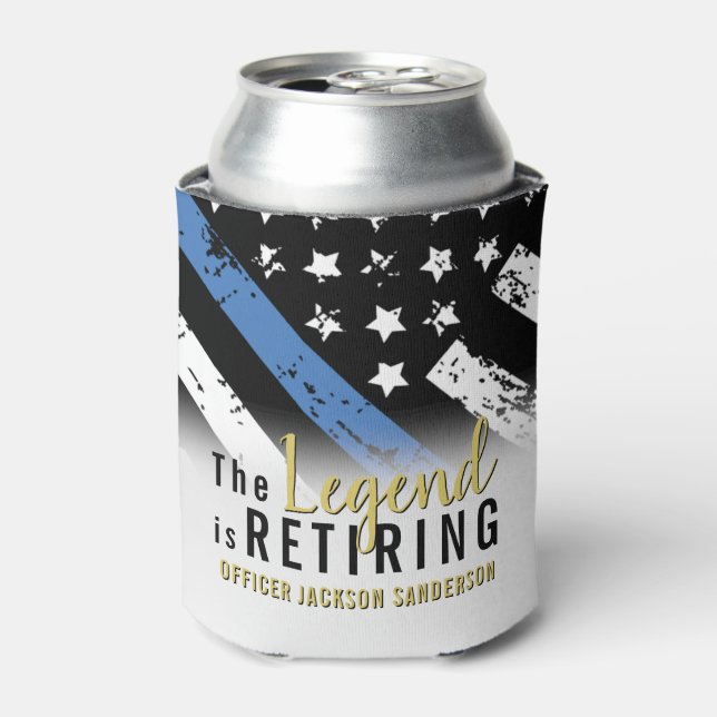 Porta-lata Polícia de Sinalizador da Linha Azul de Reforma da (Can Front)