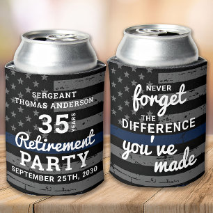 Porta-lata Polícia - Partido da Reforma Personaliza Linha Azu