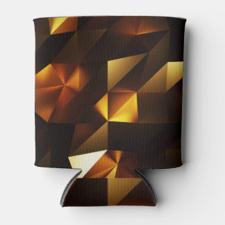 Porta-lata Polígono Dourado: renderização de Abstrato 3D