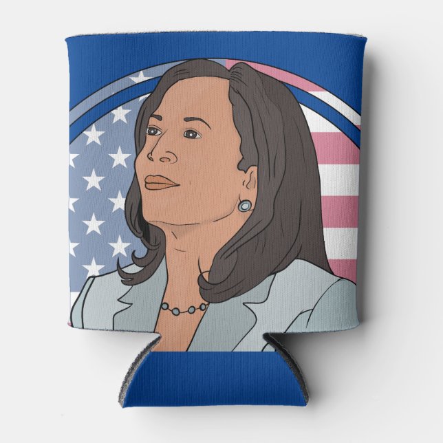 Porta-lata Política Kamala Harris (Frente)