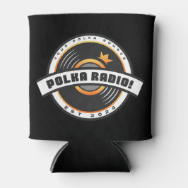 Porta-lata Polka Radio Can Koozie