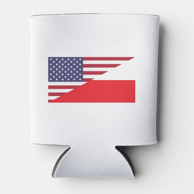 Porta-lata Polonês Americano Can Cooler (Frente)