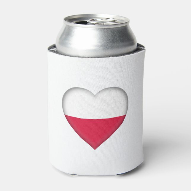 Porta-lata Polonês Love Beer Cooler (Can Front)