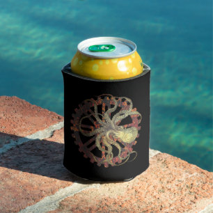 Porta-lata Polvo Steampunk & Rusty Clocwork Gear Cooler