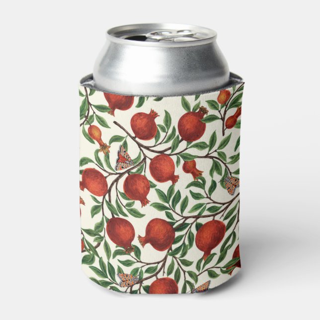 Porta-lata Pomegranatos e Bella Moths em branco (Can Front)