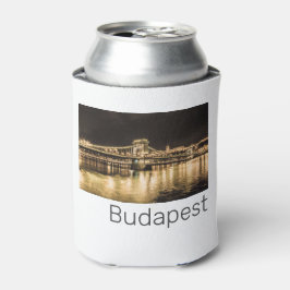 Porta-lata Ponte da Cadeia de Budapeste - Hungria - Retro Nig
