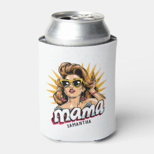 Porta-lata Pop da Mãe Personalizada Arte 1