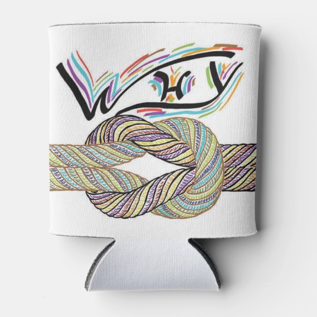 Porta-lata "Por que não" é ilimitado (Frente)