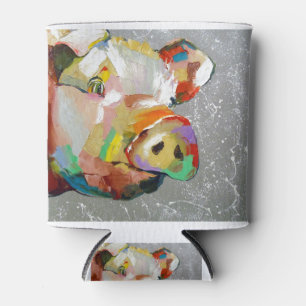 Porta-lata Porco engraçado