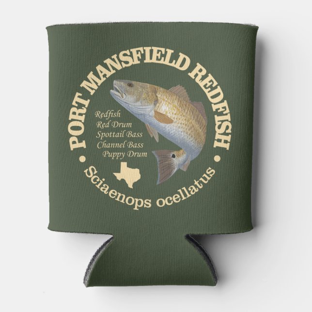 Porta-lata Port Mansfield (cantarilho) (Frente)