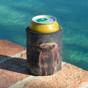 Porta-lata Prados de outono de vitelo das vacas de montanha